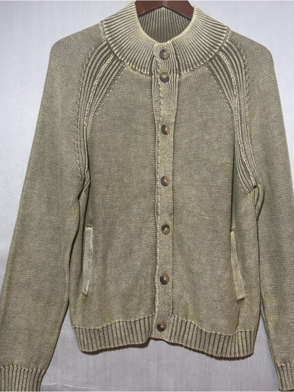 Lucky Brand Button-Front Men’s Cardigan Grandpa Sweater